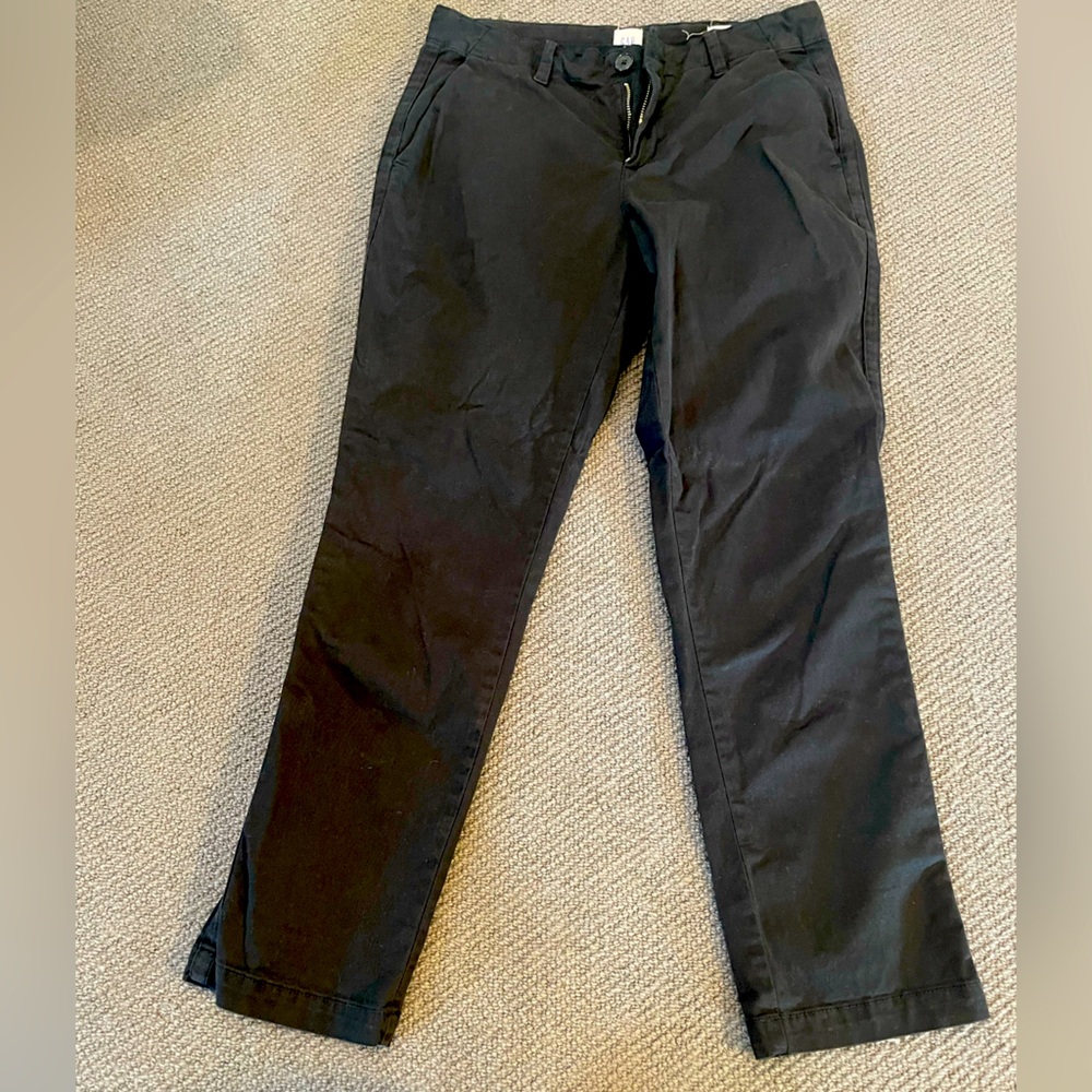 Gap black Girlfriend chinos. 2P